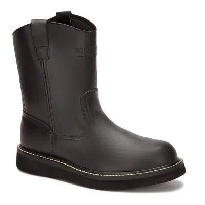 Forastero Men's Work Leather Boots In Black