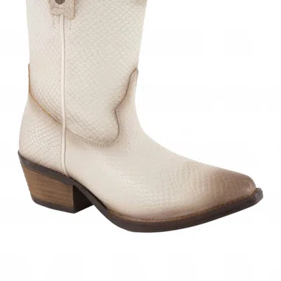 Forastero Women's Ankle Leather Boots In Bone In Neutral