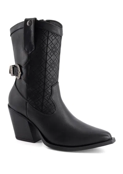 Forastero Women's Leather Ankle Boots In Black