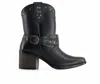 Forastero Women's Leather Boots Western In Black