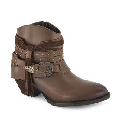 Forastero Women Western Fashion Booties By  In Brown