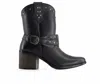 Forastero Women's Western Leather Boots With Buckle