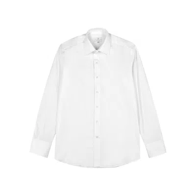 Forbes Tailoring White Stretch-cotton Shirt