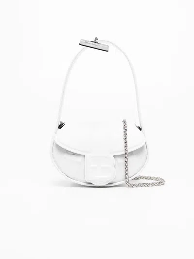 Forbitches Logo-embossed Mini Bag In White