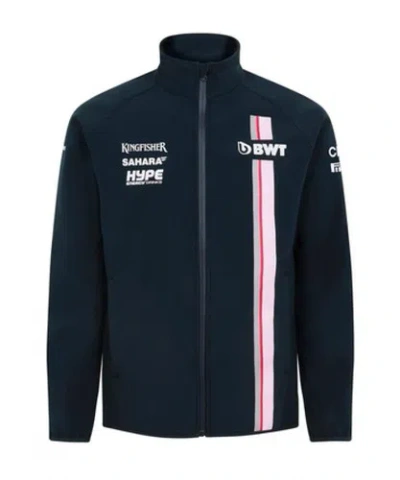 Pre-owned Force India Team Soft Shell Jacket 100681014 Racer Drive Cool Japan In Blue