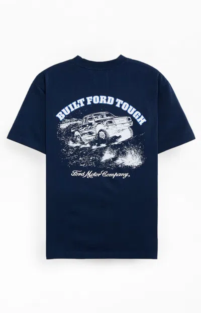 Ford Men's Built  Tough Patch Pocket T-shirt In Navy In Blue