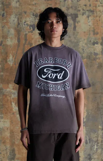 Ford Men's Dearborn T-shirt In Brown In Gray