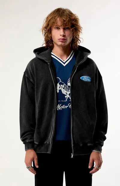 Ford Men's Fmc Service Zip Up Hoodie In Black