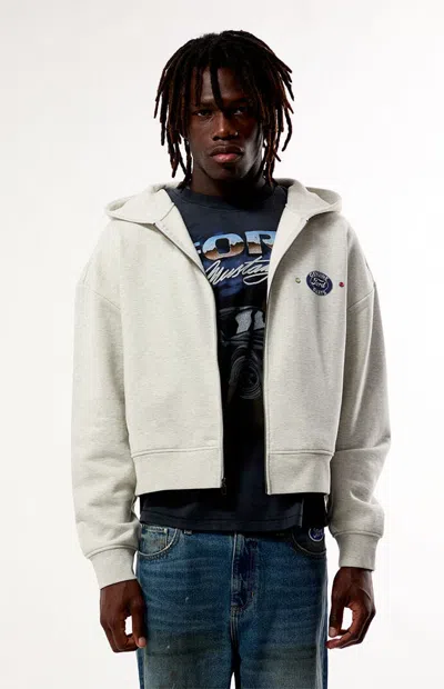 Ford Men's Genuine Gemstone Full Zip Hoodie In Heather Gray