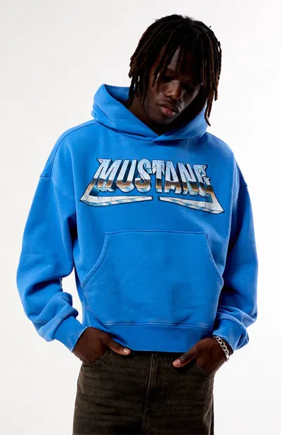 Ford Men's Mustang Thunder Hoodie In Blue