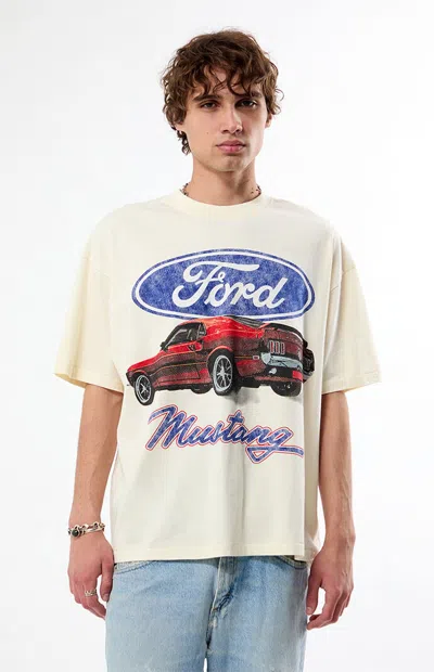 Ford Men's Mustang T-shirt In Off White