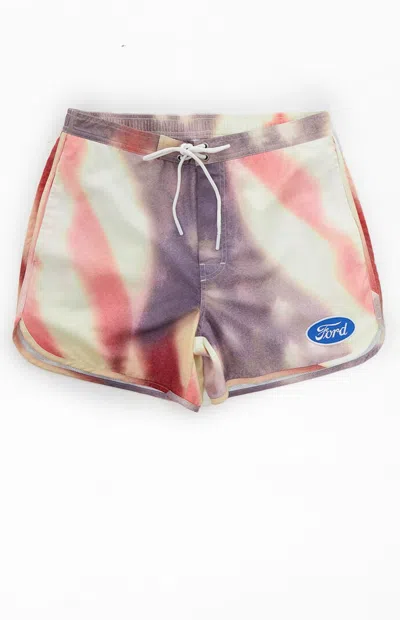 Ford Men's Patriot 4" Boardshorts In Multi