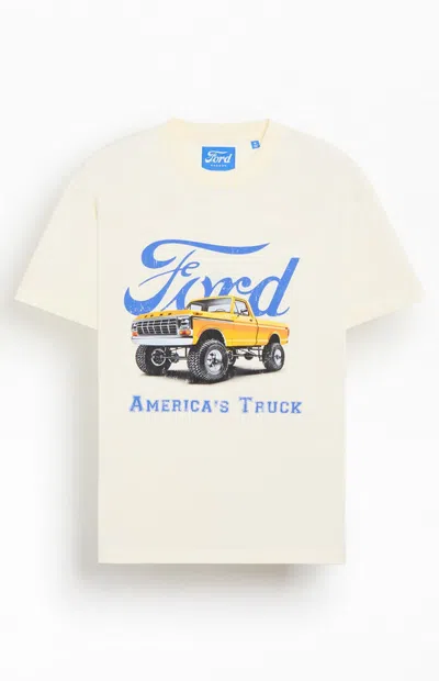 Ford Men's Speed T-shirt In Cream In White