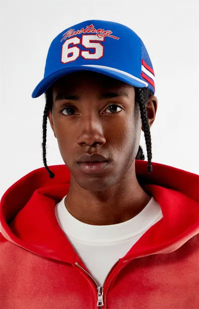 Ford Mustang 65 Trucker Hat In Blue