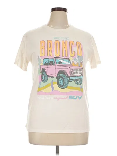 Pre-owned Ford Short Sleeve T-shirt In Ivory