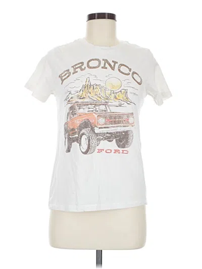Pre-owned Ford Short Sleeve T-shirt In Ivory