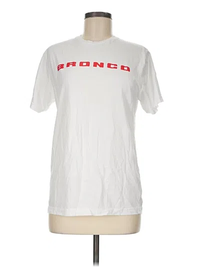 Pre-owned Ford Short Sleeve T-shirt In White