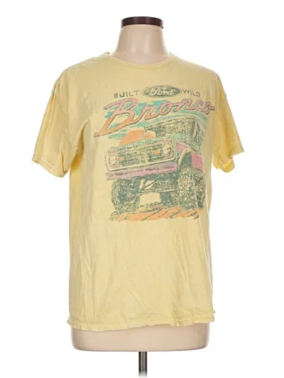 Pre-owned Ford Short Sleeve T-shirt In Yellow