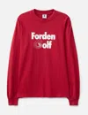 Forden Golf Swinging Golf Long Sleeve T-shirt In Red