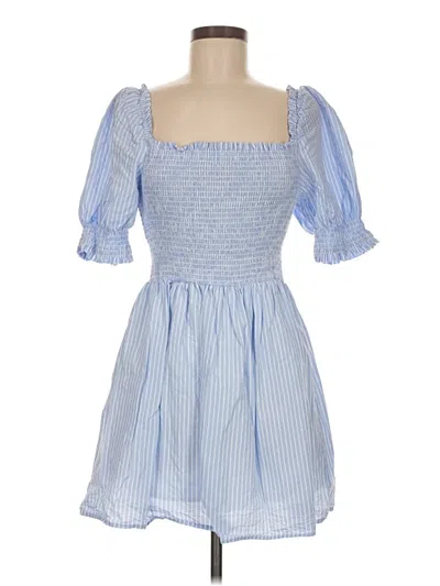 Pre-owned Fore Casual Dress In Blue