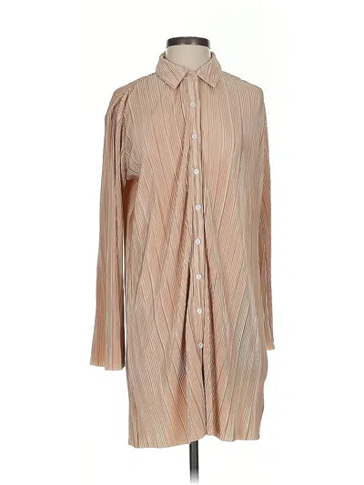 Pre-owned Fore Casual Dress In Brown