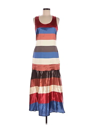 Pre-owned Fore Casual Dress In Brown