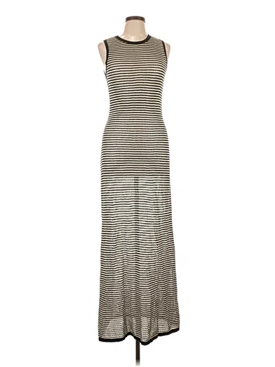 Pre-owned Fore Casual Dress In Silver