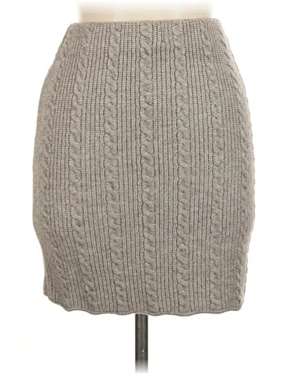 Pre-owned Fore Casual Skirt In Gray