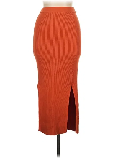 Pre-owned Fore Casual Skirt In Orange