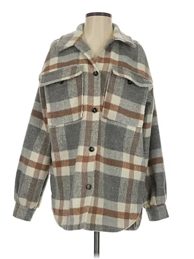 Pre-owned Fore Coat In Gray