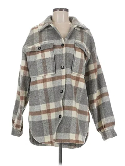 Pre-owned Fore Coat In Gray