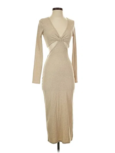 Pre-owned Fore Cocktail Dress In Tan