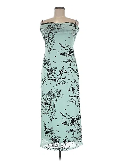 Pre-owned Fore Cocktail Dress In Teal