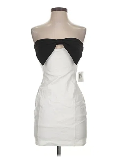Pre-owned Fore Cocktail Dress In White