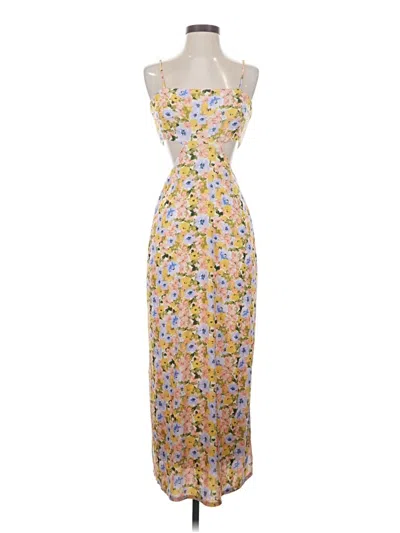 Pre-owned Fore Cocktail Dress In Yellow