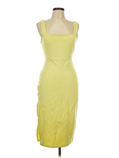 Pre-owned Fore Cocktail Dress In Yellow