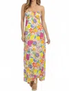 Fore Collection Fruity Floral Maxi Dress In Multi In Multi