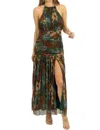 Fore Collection Mirabel Shimmer Maxi Dress In Multi In Multi