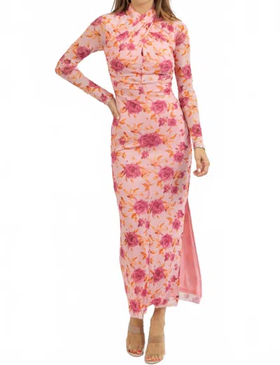 Fore Collection Rosela Maxi Dress In Pink