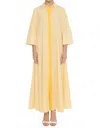 Fore Collection Sunbeam Striped Dress In Yellow In Yellow