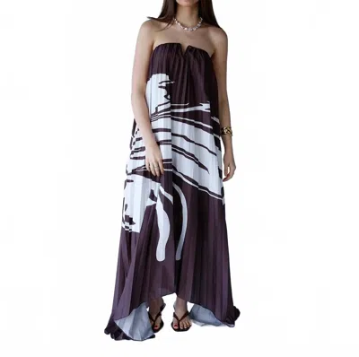 Fore Collection Women's Desert Bloom Maxi Dress In Brown In Multi