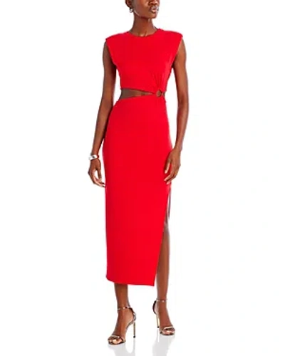 floral strap midi dress Malibu Gathered Bust Cami Strap Midi Dress Floral Pink