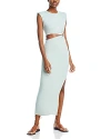 Fore Cut Out Midi Dress In Sage