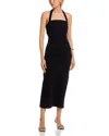 Fore Halter Dress In Black