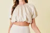 Fore Hannie Top In Light Beige
