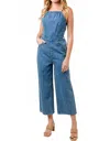 Fore Joslyn Halter Jumpsuit In Denim