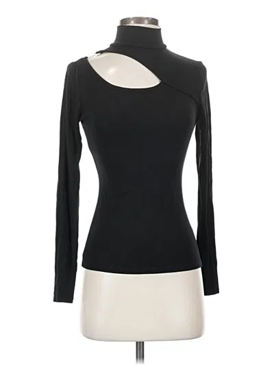 Pre-owned Fore Long Sleeve Top Black Turtleneck Tops