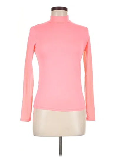 Pre-owned Fore Long Sleeve Turtleneck In Pink