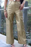Fore Meet Me At Midnight Pants In Gold In Gold