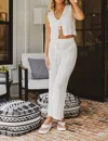 Fore Ocean Lover Pants In White In White